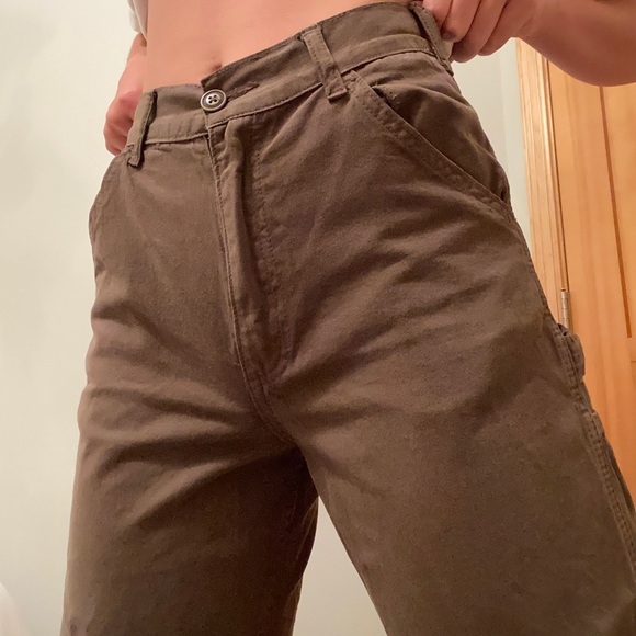 Brandy Melville Pants - GREEN BRANDY MELVILLE Cargo Pants